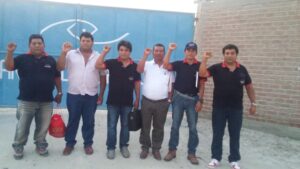Pescadores del SUMOPP en Paita