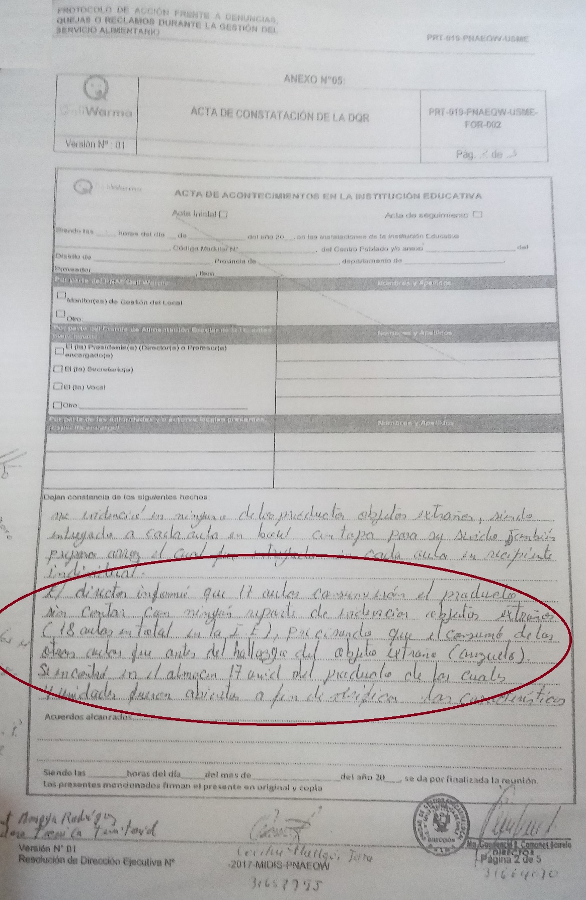 acta de colegio 2
